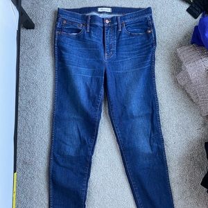 Madewell Jeans 9” High Riser Skinny Skinny